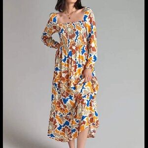 Dolan Multicolor Floral Maxi Dress